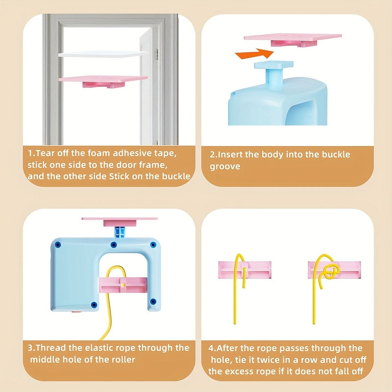 FlyWing Ceiling Cat Toy - Self-Retracting Feather for Jumping & Hunting Fun