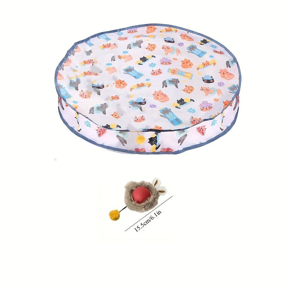 Pounce & Chase Glow Mouse Toy - Interactive Light-Up Prey in Play Tent